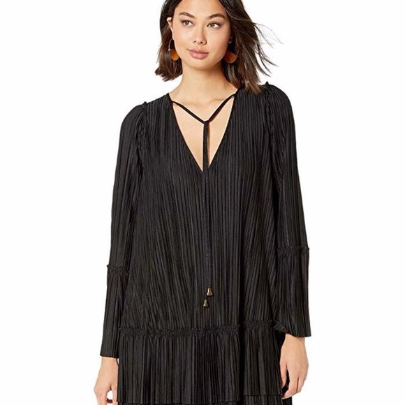 free people can't help it pleated mini dress Free People Can't Help It Mini Dress